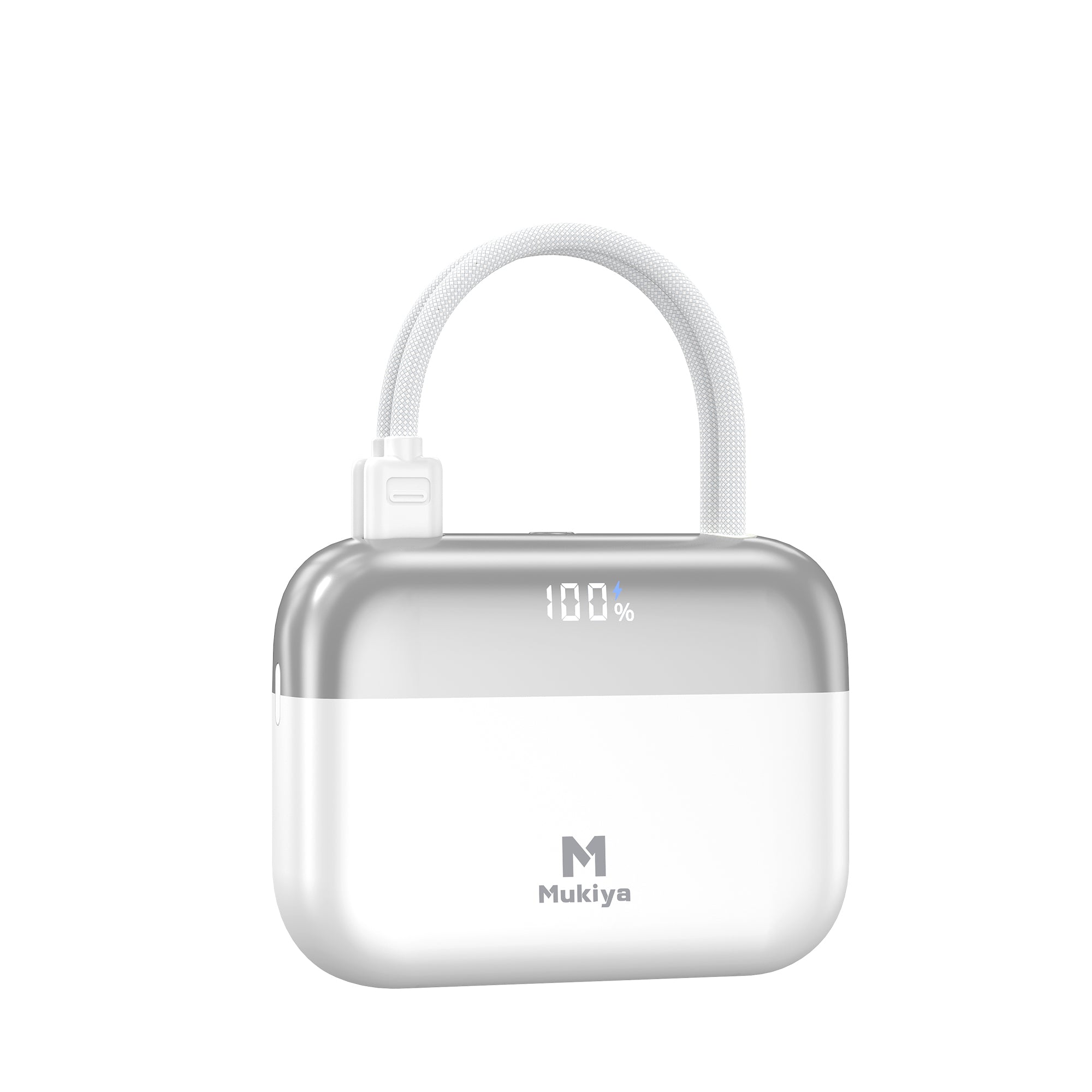 Compact Dual-Cable Power Bank