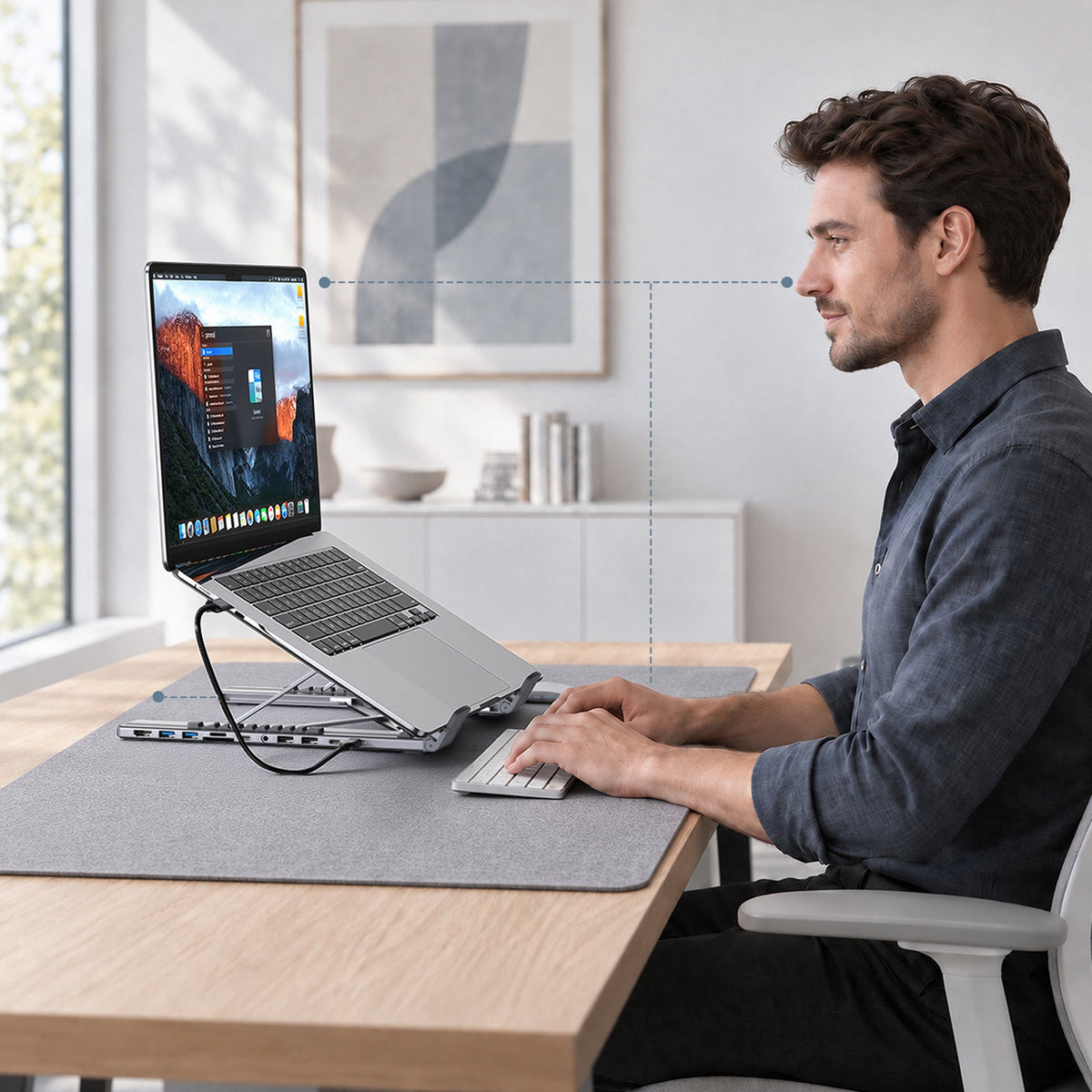 Laptop Stand Height Guide: How High Should Your Screen Be?