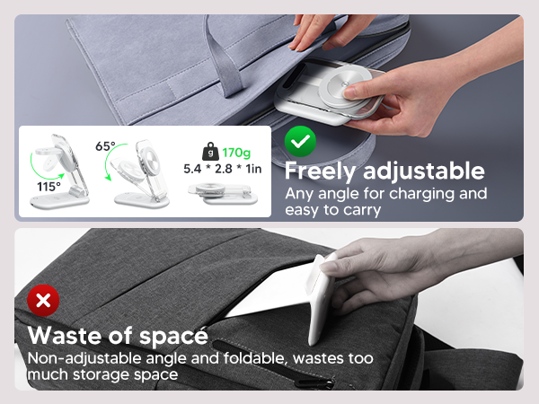 3-in-1 Magnetic Wireless Charger