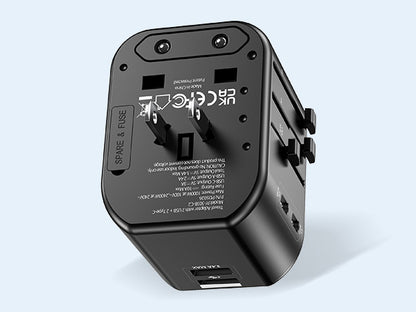 Powerful 65W GaN Technology Travel Adapter for High-Efficiency Charging of Laptops and Phones