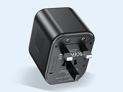 Smooth Retractable Plug Mechanism for Easy Switching Between International Socket Standards